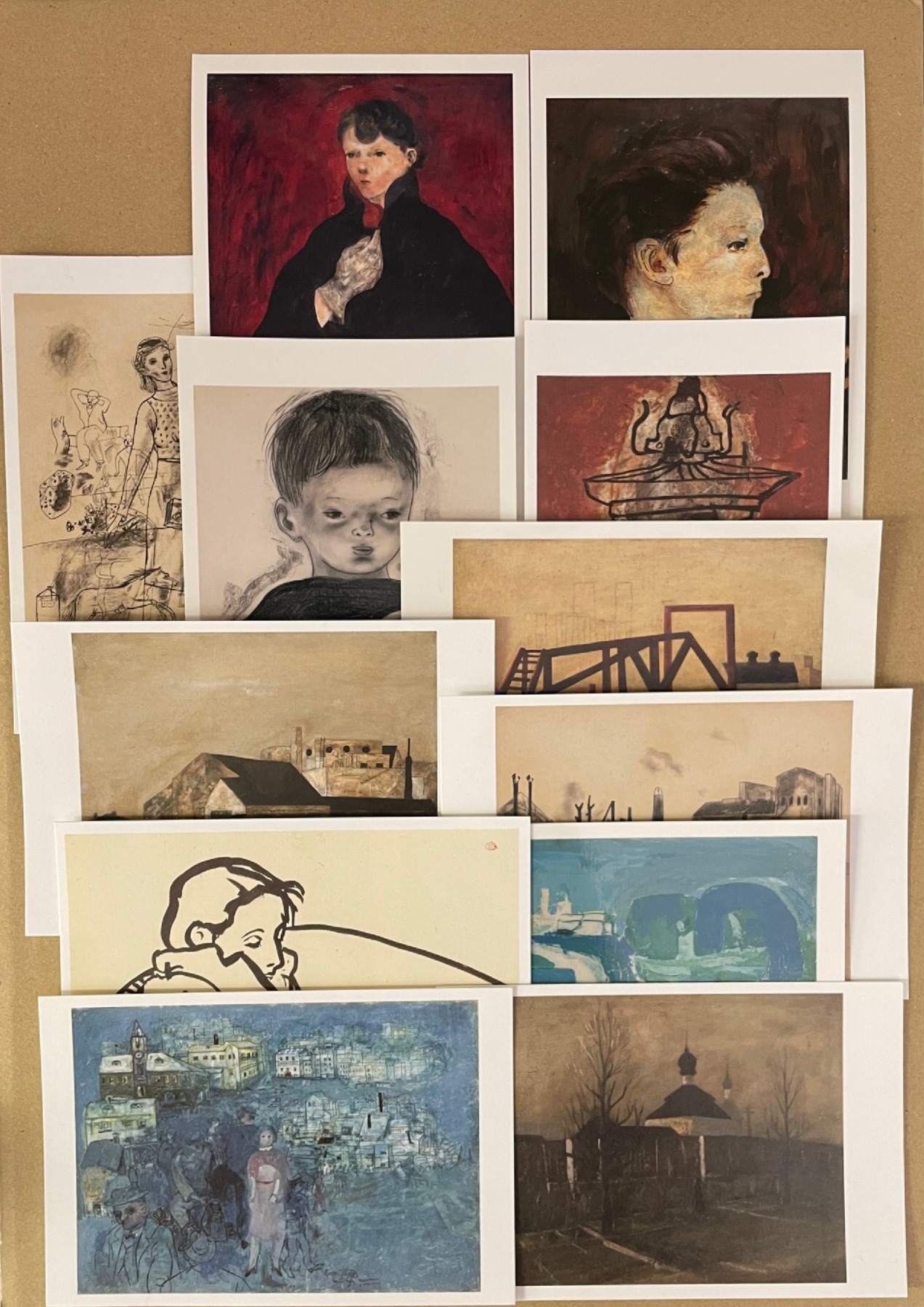 　

松本竣介　茂田井 武
　　絵はがきセット
オンラインショップに登場！

